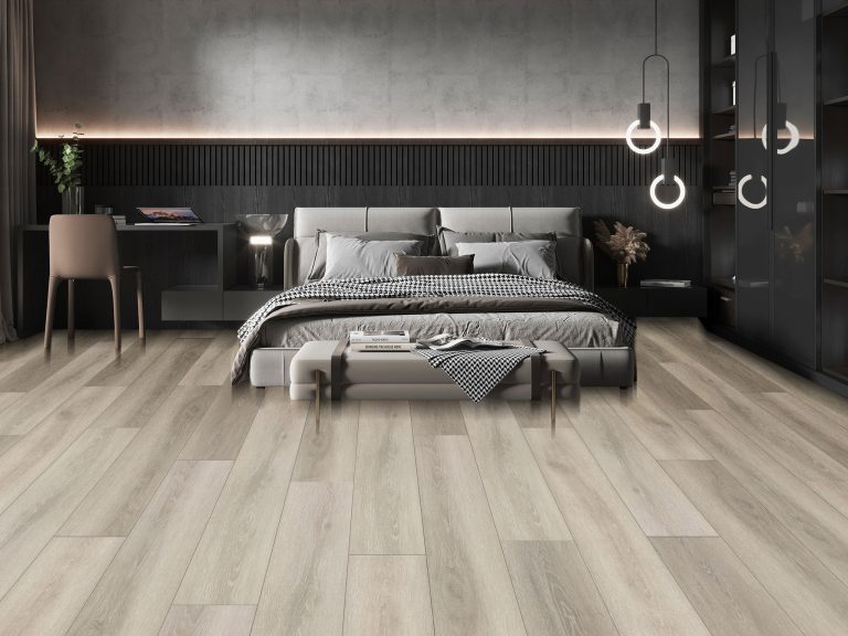 AQ302 2 lochy modern bedroom light grey wood flooring