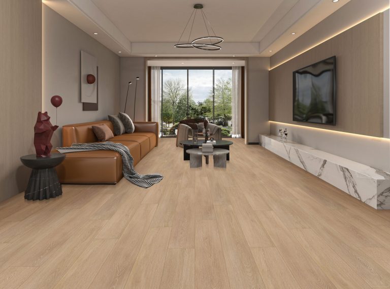 AQ502 1 contemporary living room luxury vinyl flooring aquapromax river glow