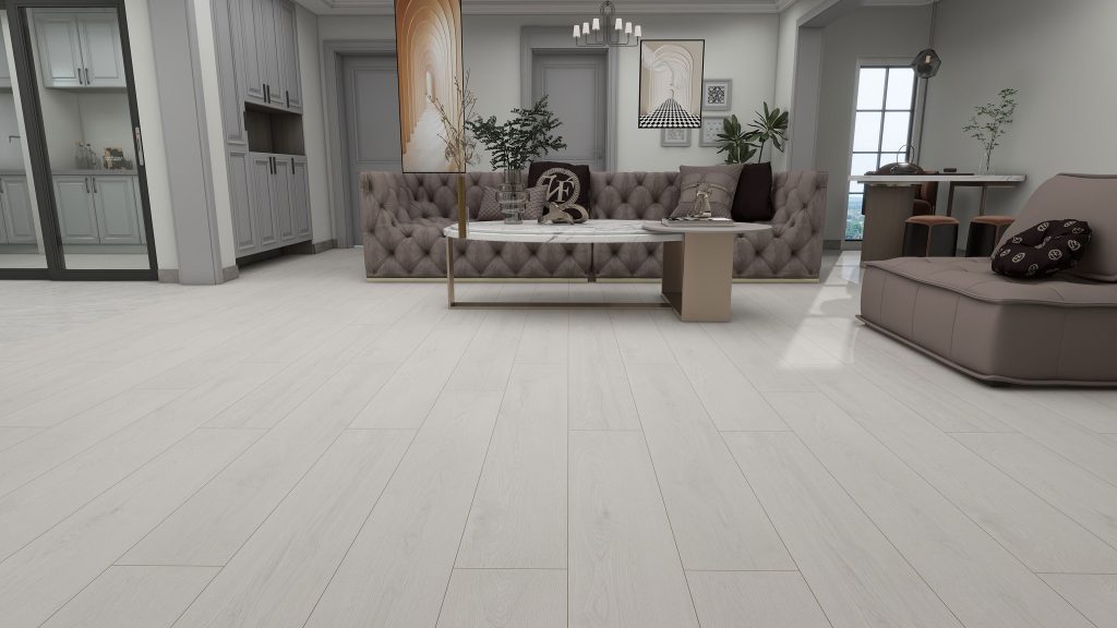 AQ503 3 elegant living space luxury vinyl plank flooring aquapromax oak oasis