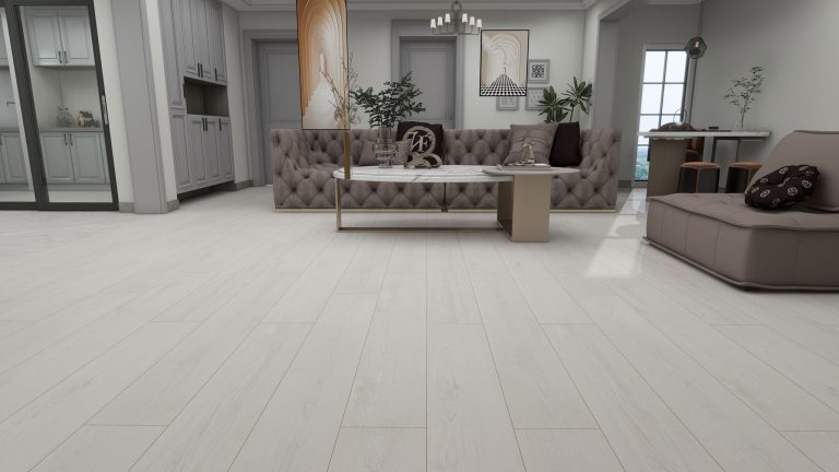 AQ503 3 elegant living space luxury vinyl plank flooring aquapromax oak oasis