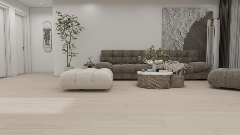 AQ504 1 luxury vinyl flooring modern living room aquapromax driftwood