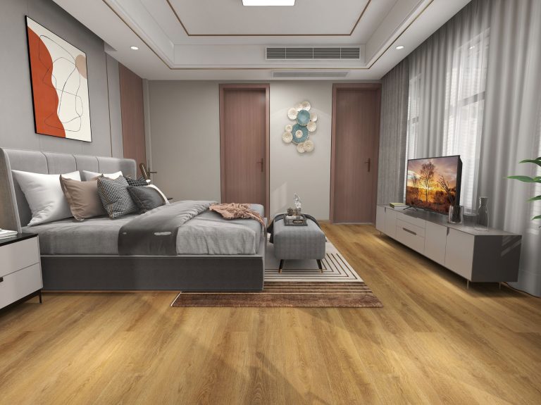 LG607 3 cozy bedroom luxury vinyl flooring sandy wood