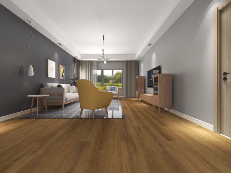 LG607 5 open living space luxury vinyl flooring sandy wood