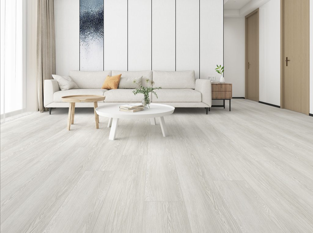 LG608 3 neutral toned living space vinyl flooring blueside