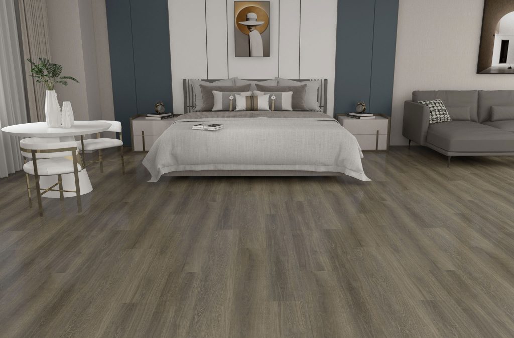 LG803 1 modern bedroom dining space luxury vinyl plank flooring yellowstone