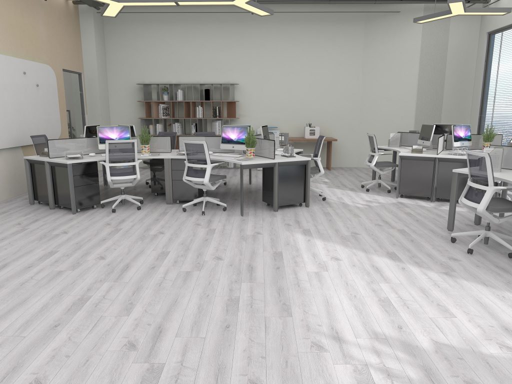 LG805 2 open office luxury vinyl flooring commercial grade baikal