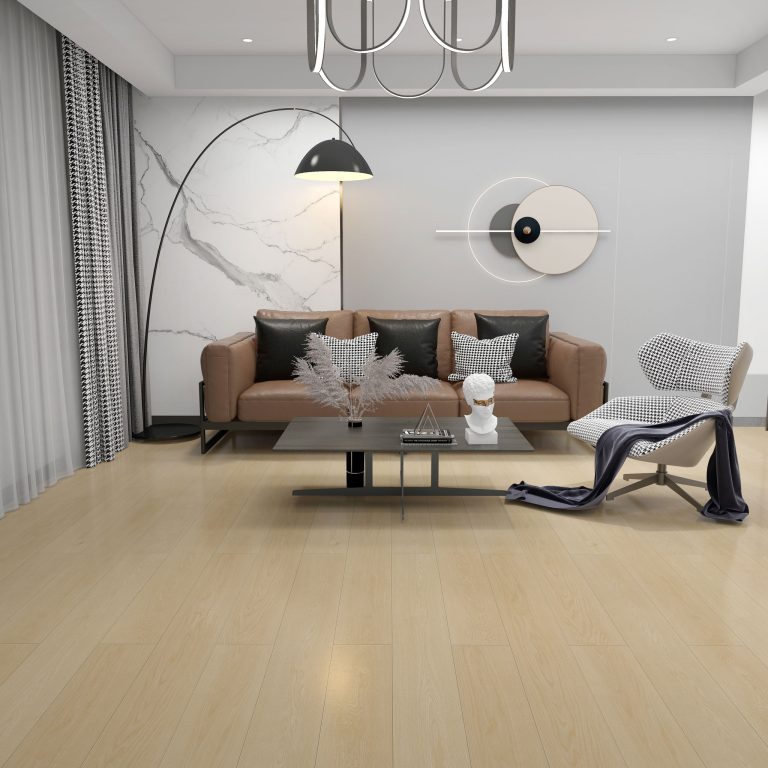LG810 5 living room leather sofa luxury vinyl plank flooring lake garda