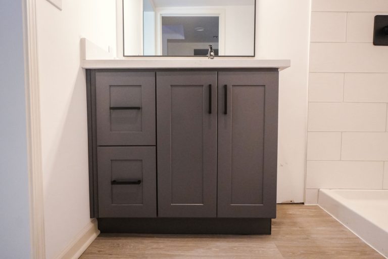 dark gray shaker bathroom cabinet rta florida