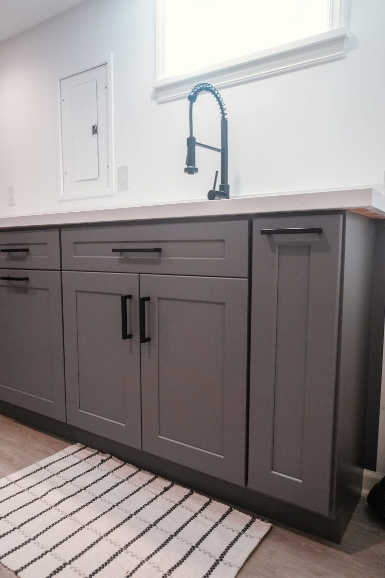 dark gray shaker laundry cabinets premium orlando