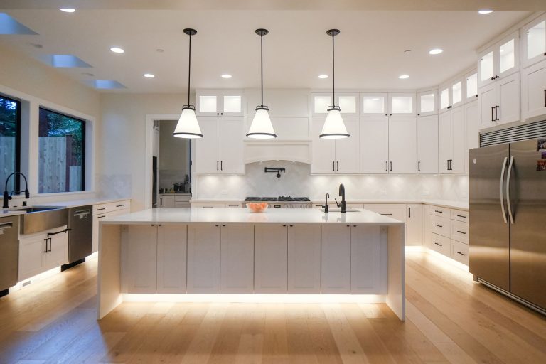white shaker rta cabinets custom kitchen island